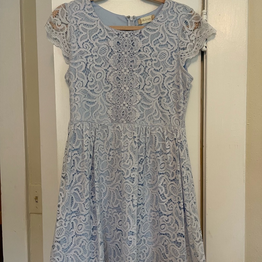 Altard state blue lace dress small
